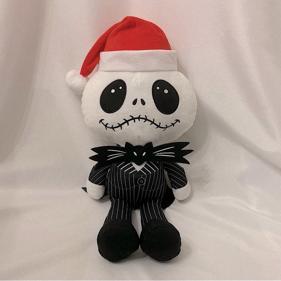 Disney Other - 💙⭐️ Jack Skelington Santa Hat Plush Disney’s The Nightmare Before Christmas